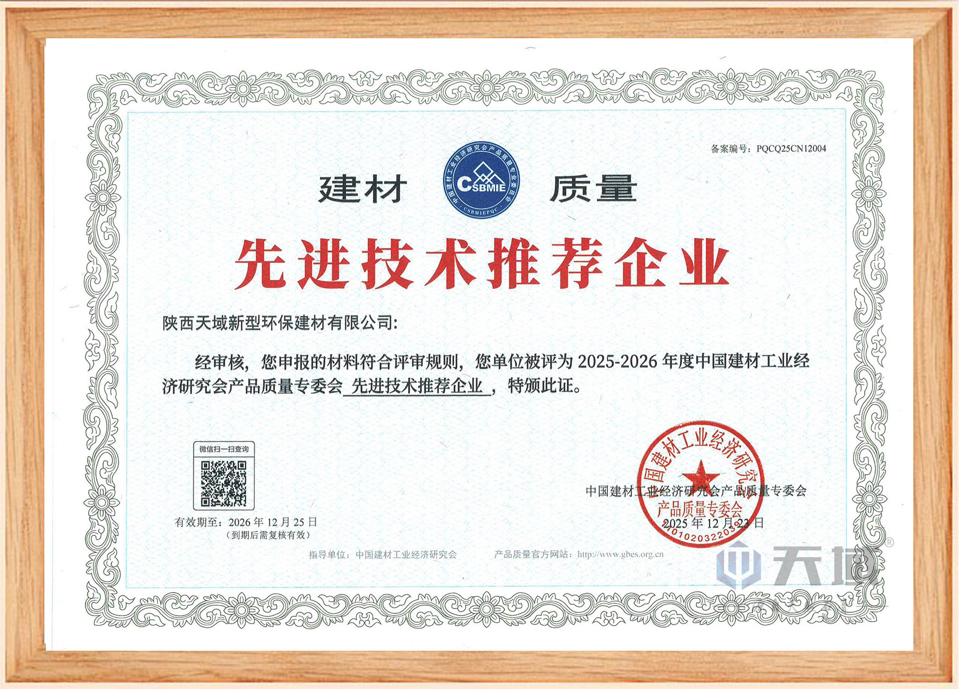 先进技术推荐企业